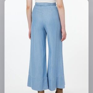 Akira Wide leg chambray pants